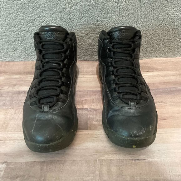 Vintage Jordan 10 Retro 2015 Black Gold Size 9 Men's SHIPS ASAP 310805 012 - Picture 2 of 8